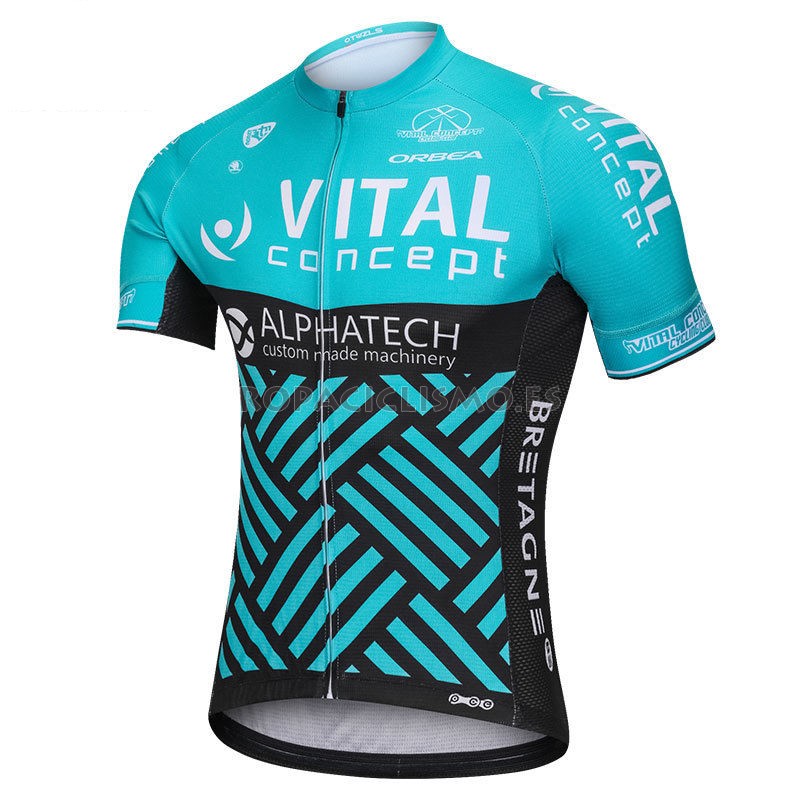 Maillot Vital Concept Alphatech Tirantes Mangas Cortas 2018 Azul